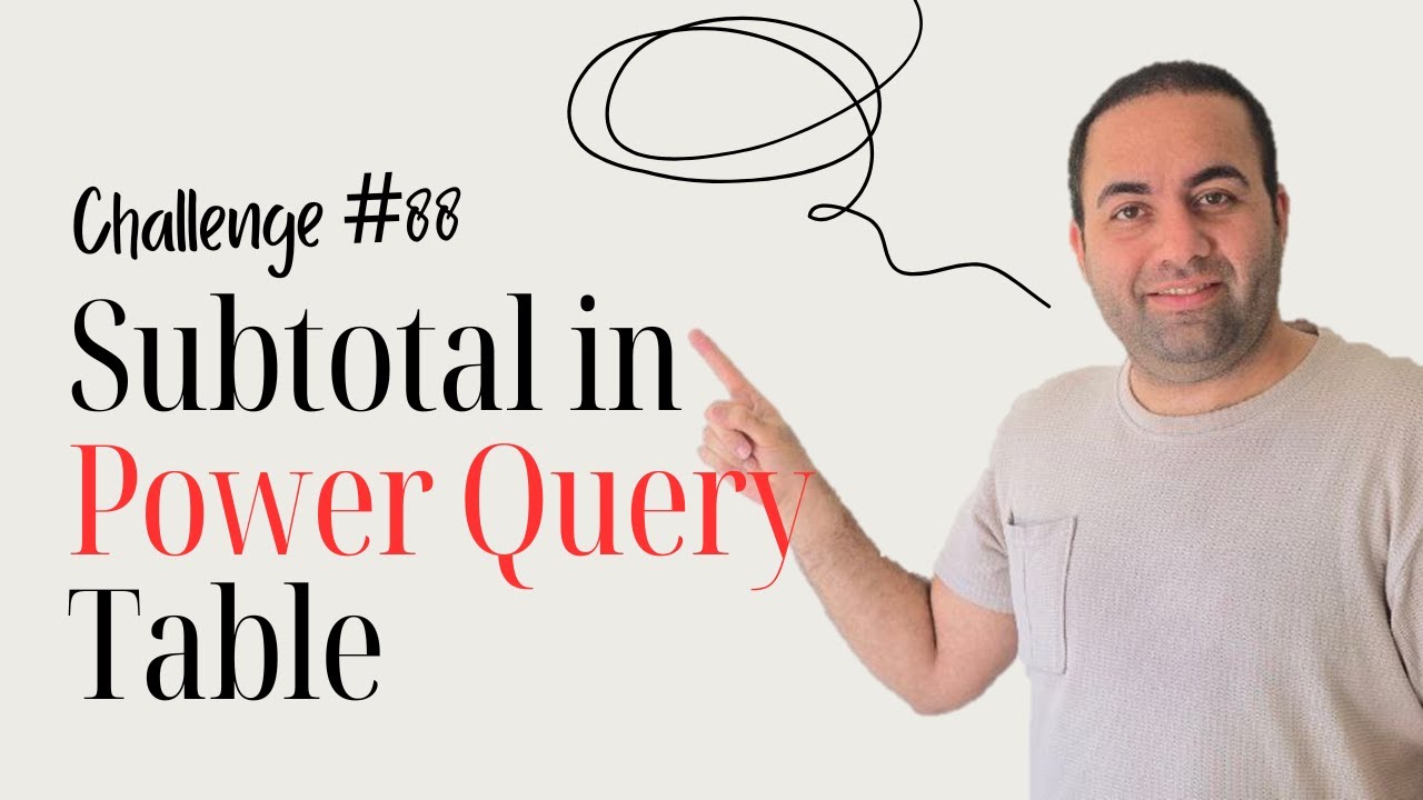 Create Subtotals & Grand Total Easily in Power Query Challenge 88