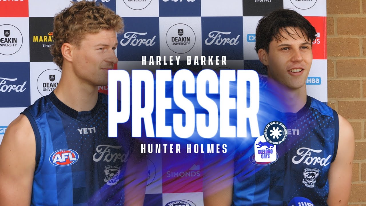 Harley Barker & Hunter Holmes | Press Conference