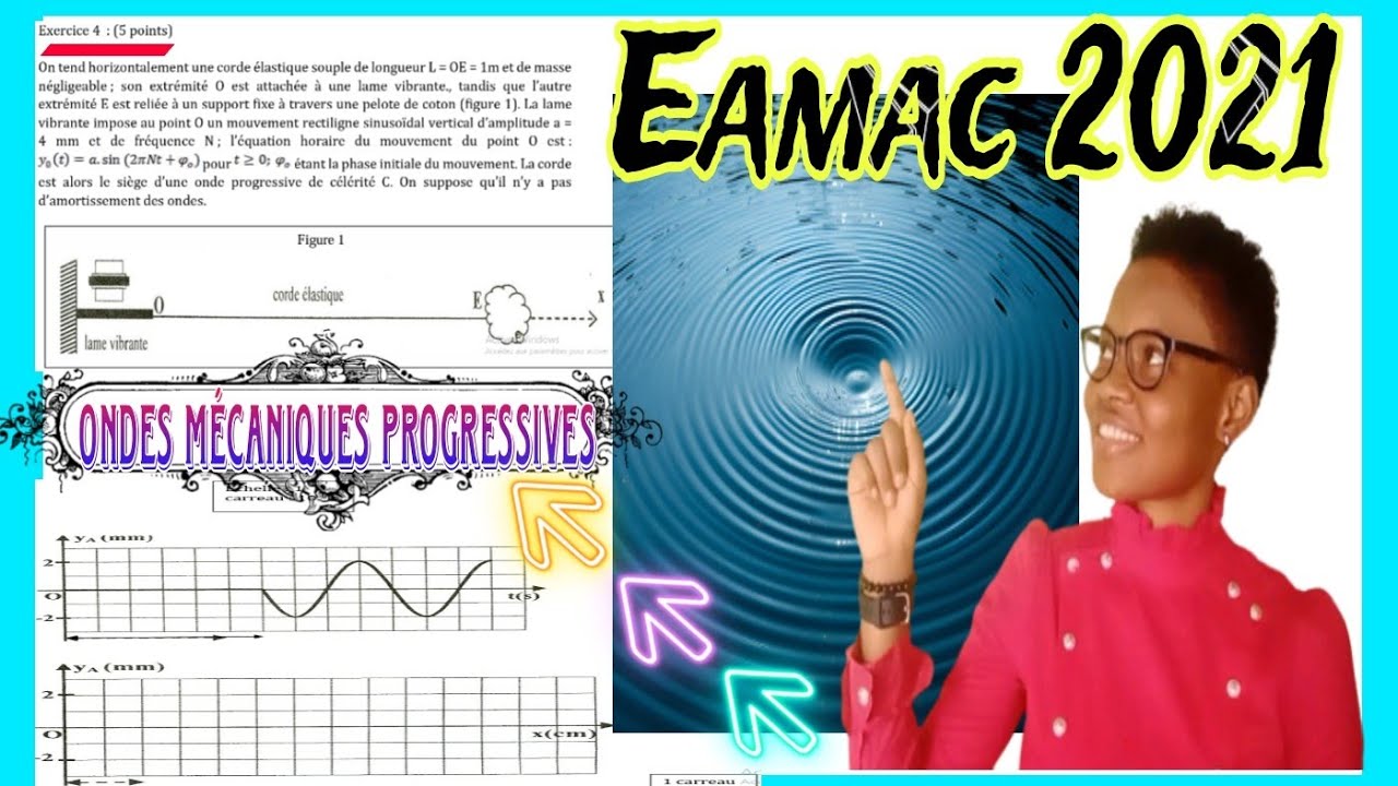 Correction EAMAC  : ONDES MECANIQUES 🔰