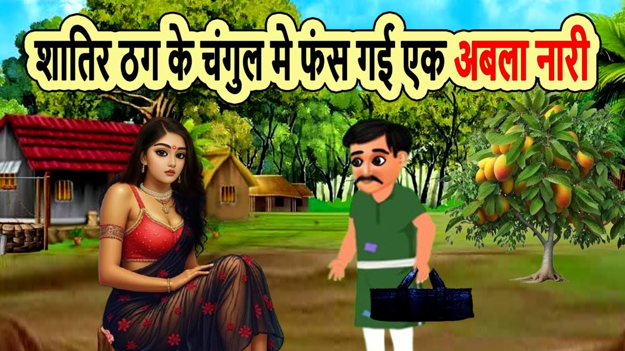 शातिर ठग के चंगुल मे फंस गई एक अबला नारी | cartoon story | moral story | bedtime | mann k voice