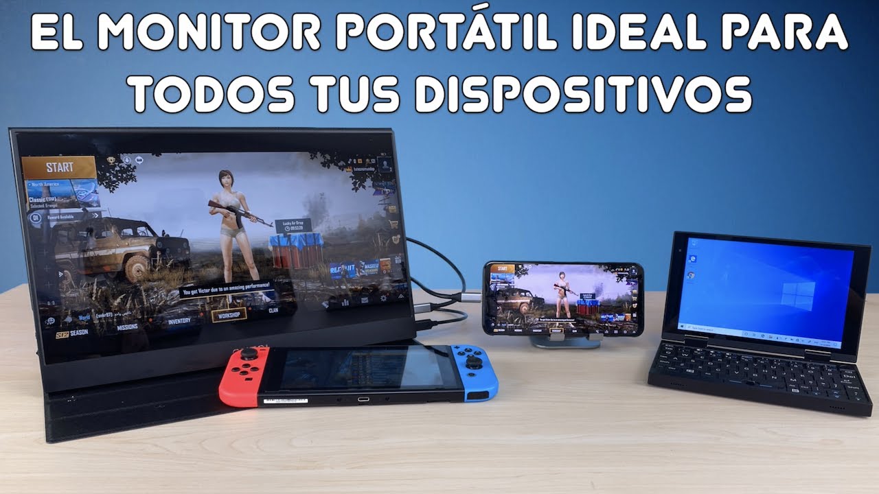El perfecto monitor DE 15.6" portátil para todos tus dispositivos