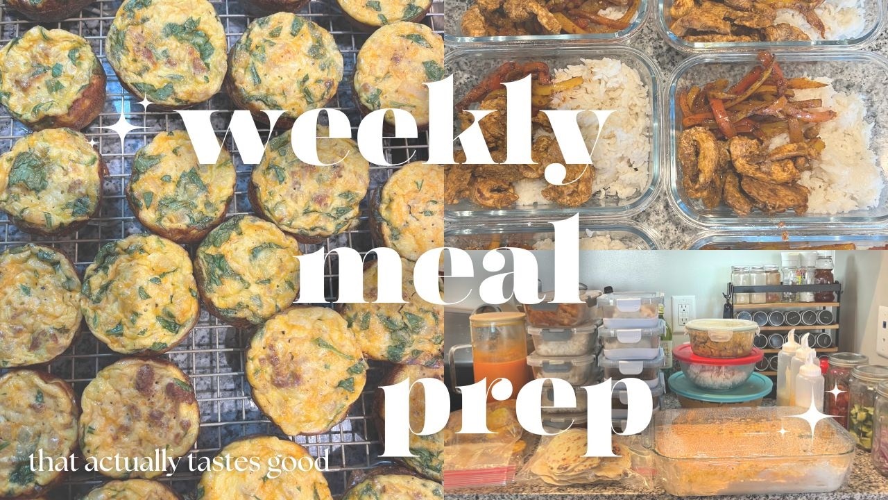 meal prep that actually tastes good ✨ everything I made for the week