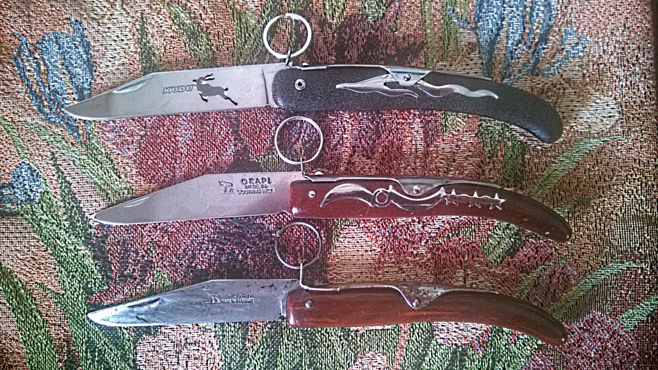 Cold Steel Kudu и два поколения Okapi (Cold Steel Kudu, and two generations of Okapi)