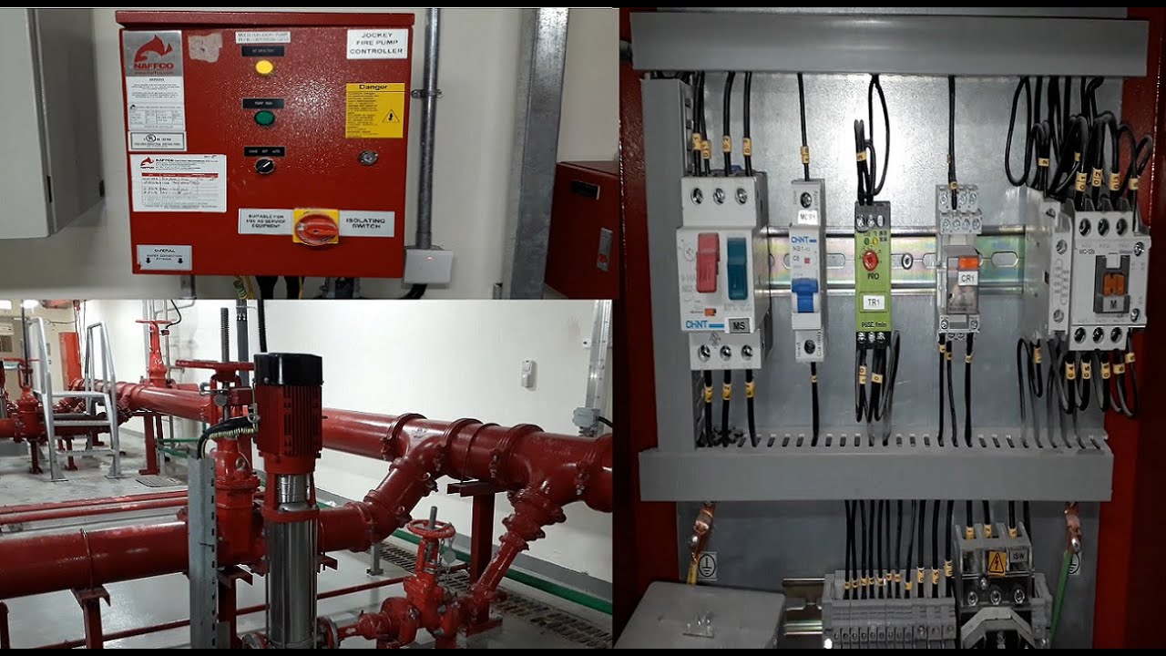 Jockey Pump Purpose/Working /Control Panel/Testing/Cut In&Cut Out Pressure/Setting in Hindi+Eng Subs