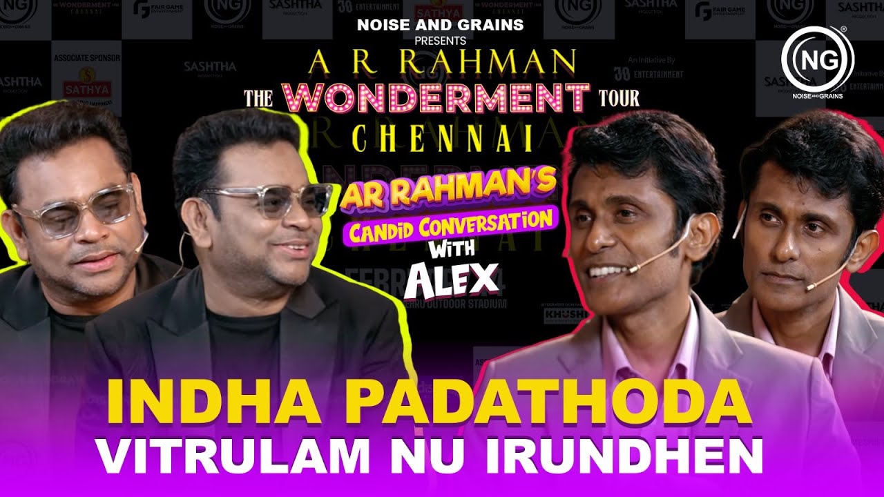 Studio la Vera Mugam 😨 | AR Rahman’s Fun, Candid Conversation with Alex Part 1 | Noise and Grains