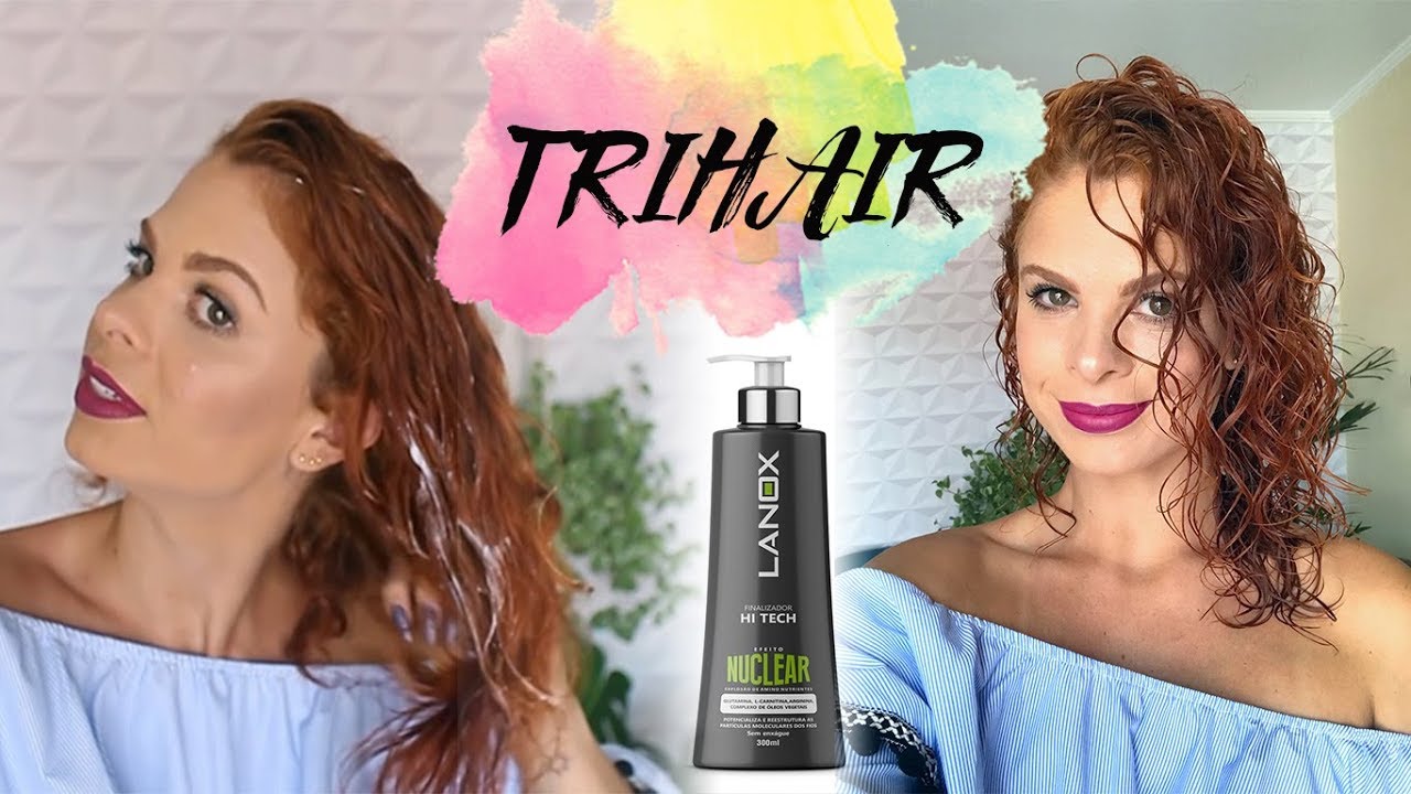 Trihair Efeito Nuclear: Finalizando o cabelo com vocês