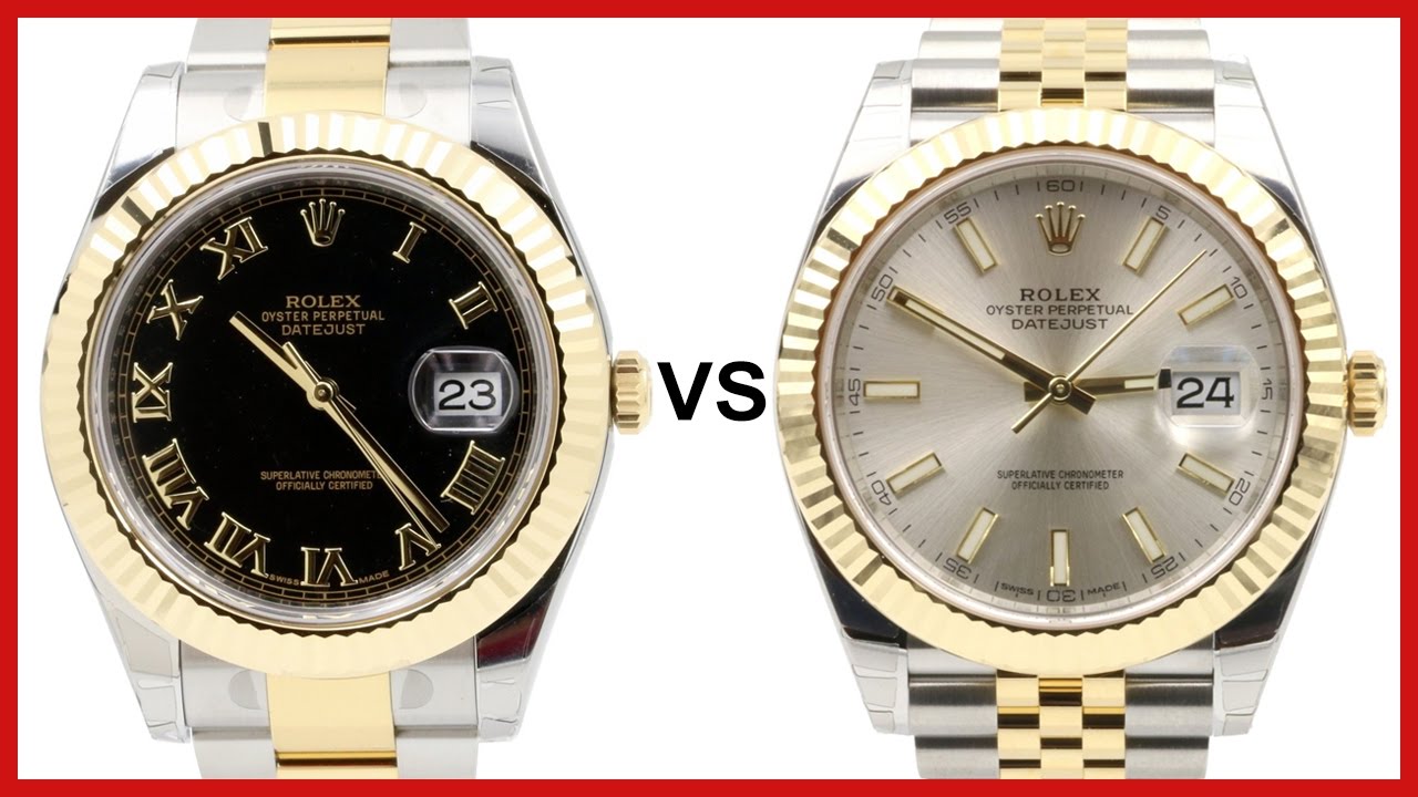 ▶ New Rolex Datejust 41 vs. Old Datejust II  - COMPARISON (two tone yellow gold dress watches)
