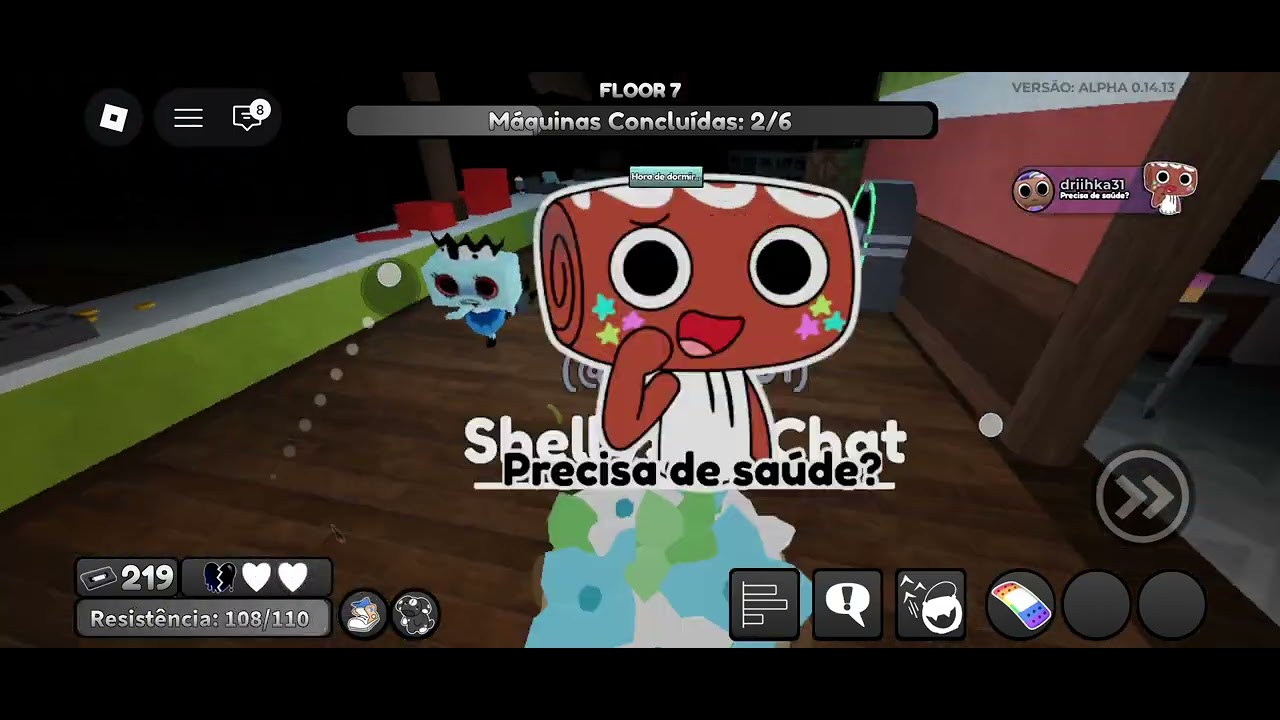 Onlyne main com um de cada main bassie, gourdy, bobete,vee,peble, sprout shelly e lâmpada astro