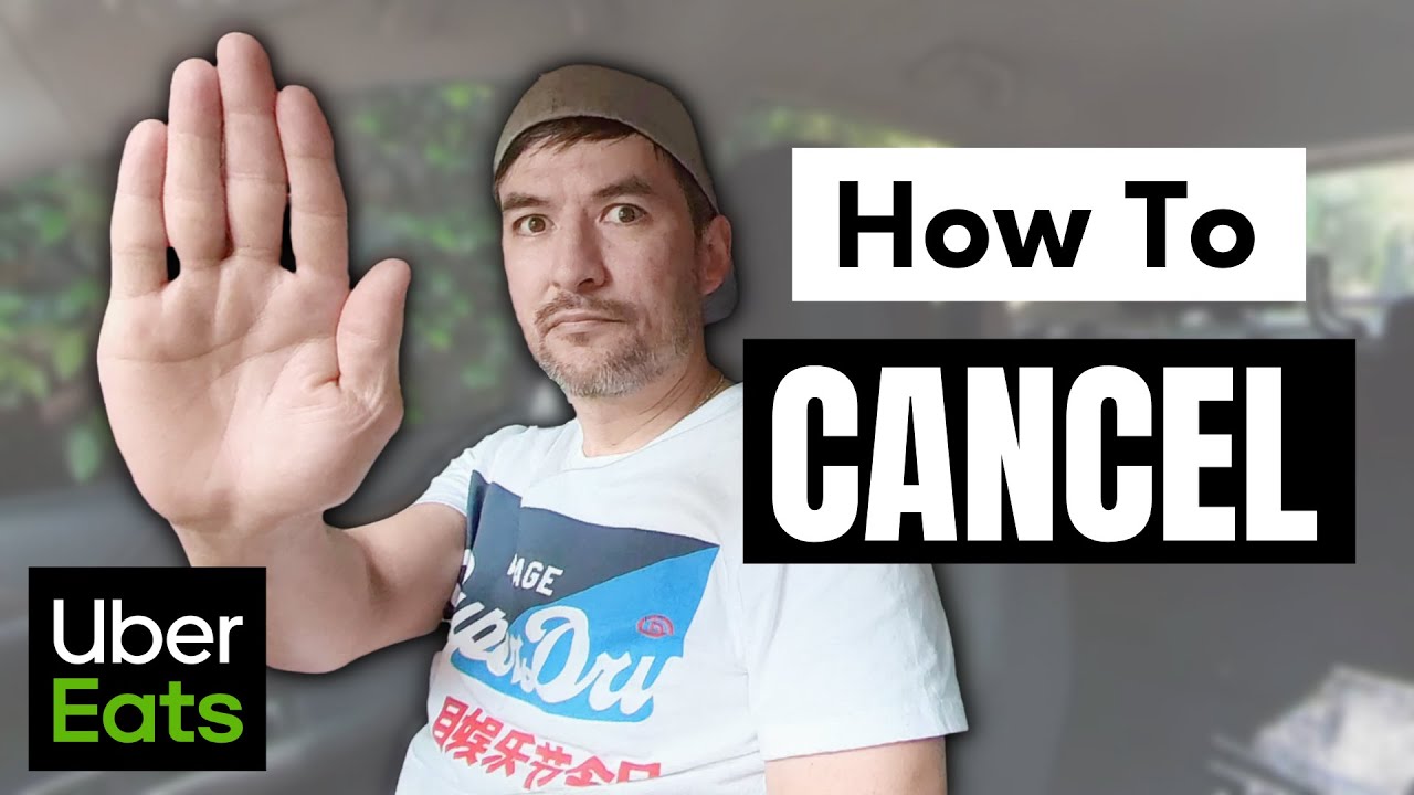 Как отменить одинарный или двойной заказ — для новых водителей Uber Eats