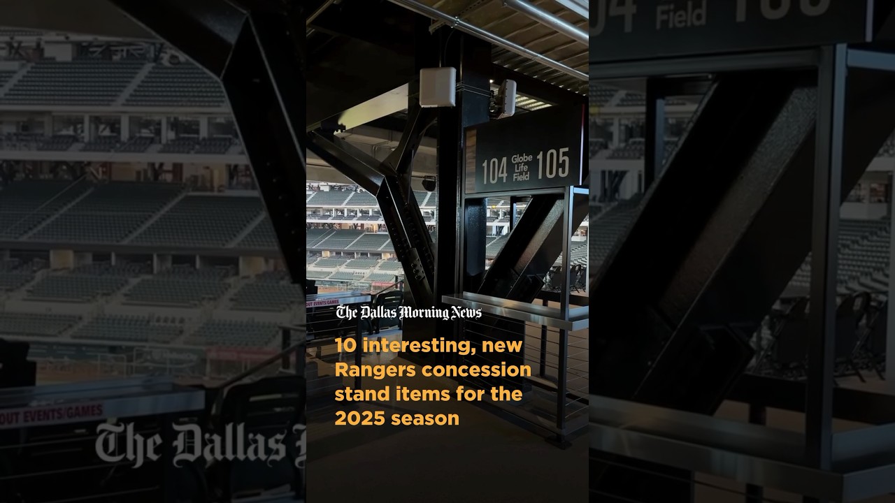 New foods coming to the Texas Rangers baseball games in 2025 