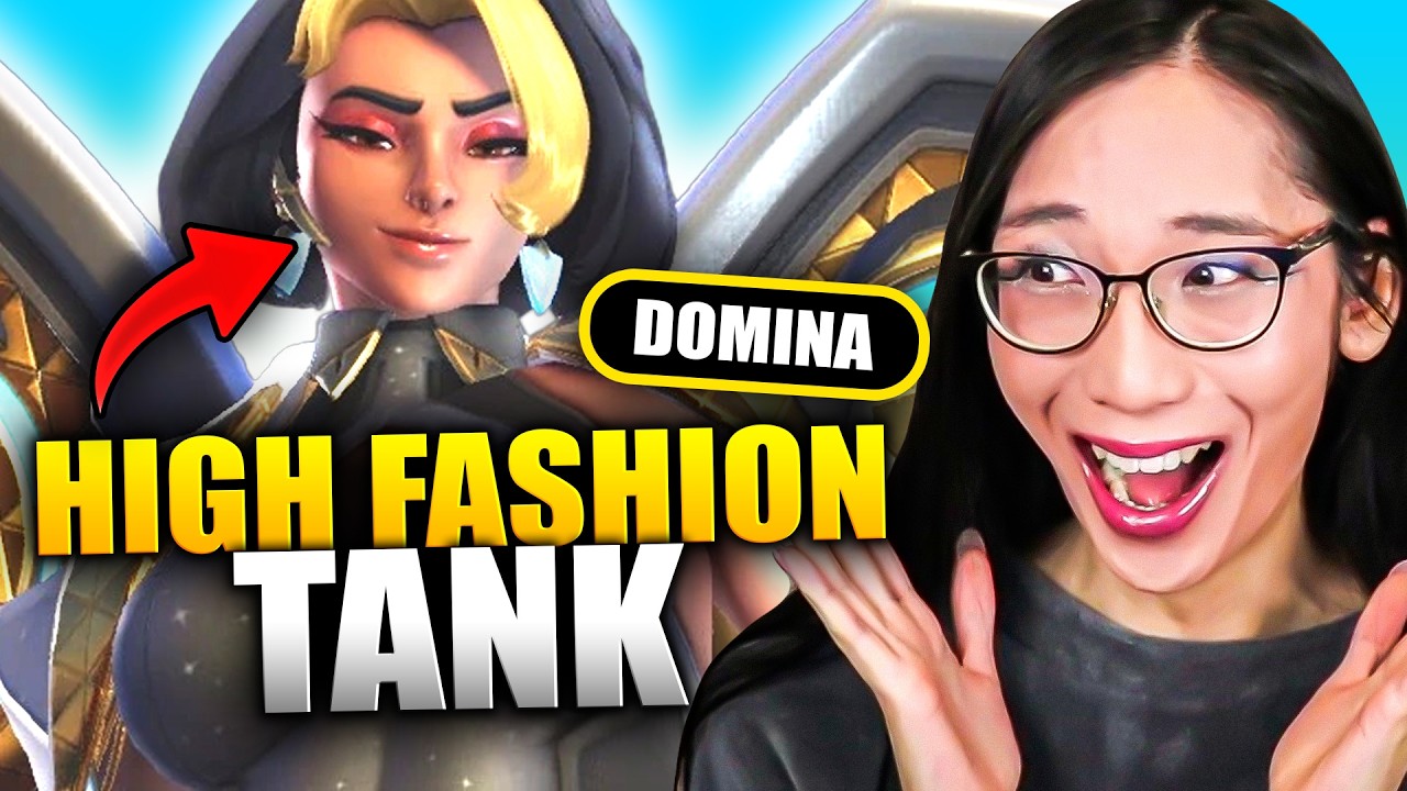 Я наконец-то впервые попробовала Домину в Overwatch. Она наша новая икона стиля в танке!