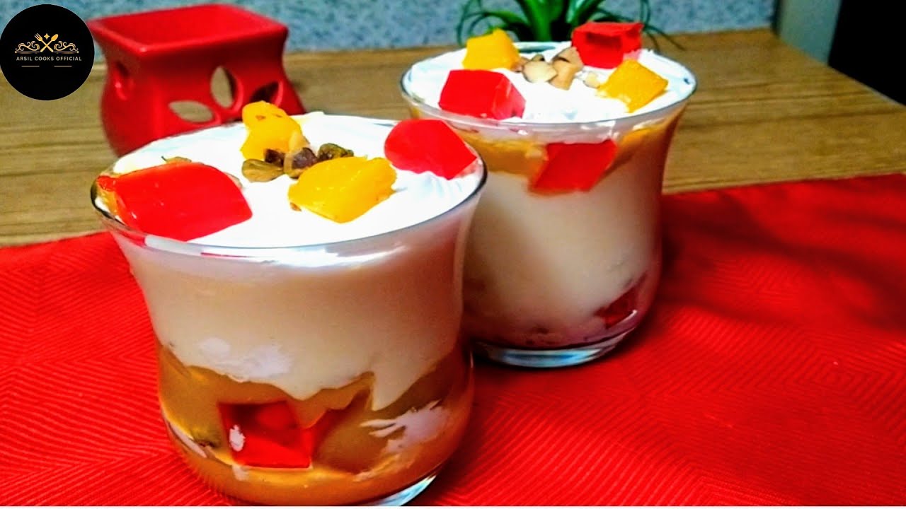 Mango Custard Cream|Mango Dessert|Dessert Recipe