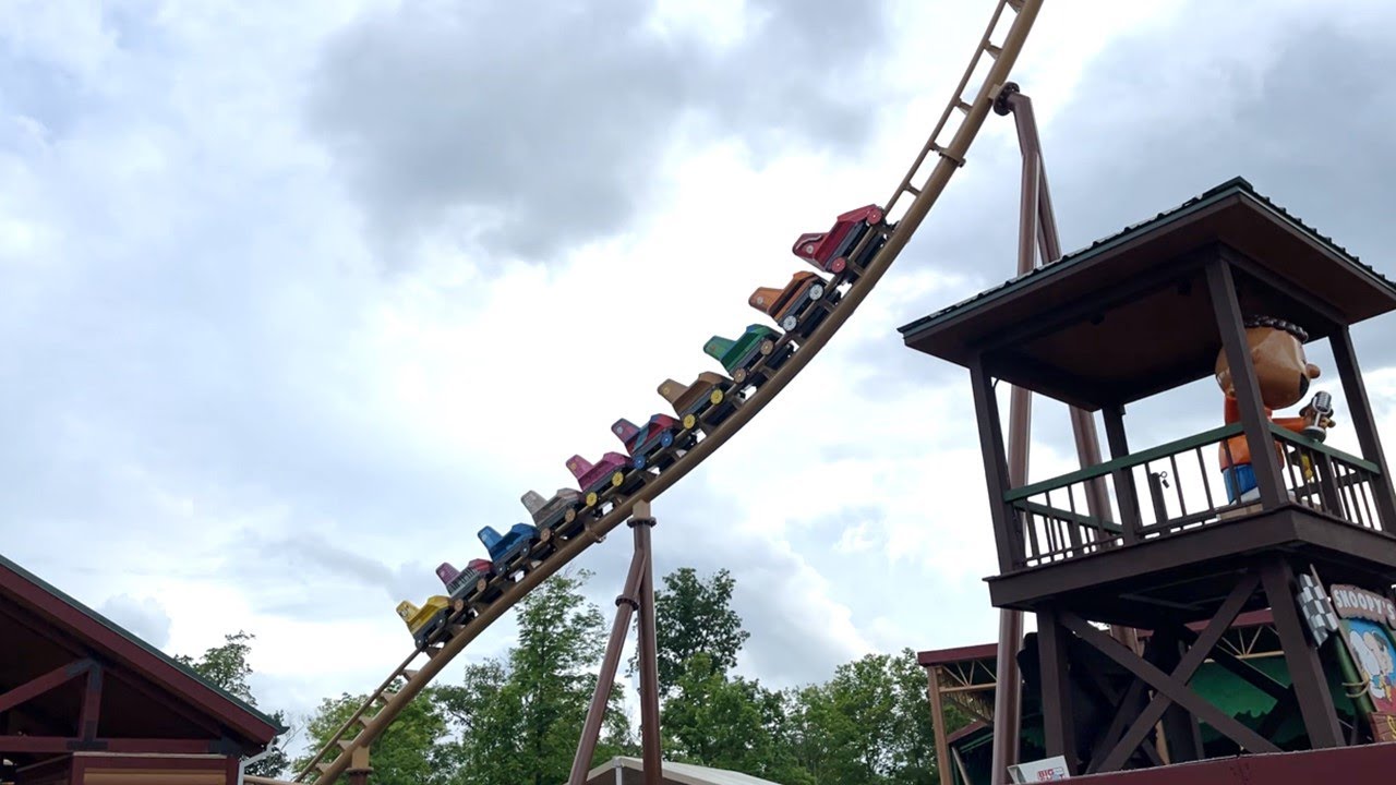 Snoopy's Soap Box Racers Testing at Kings Island