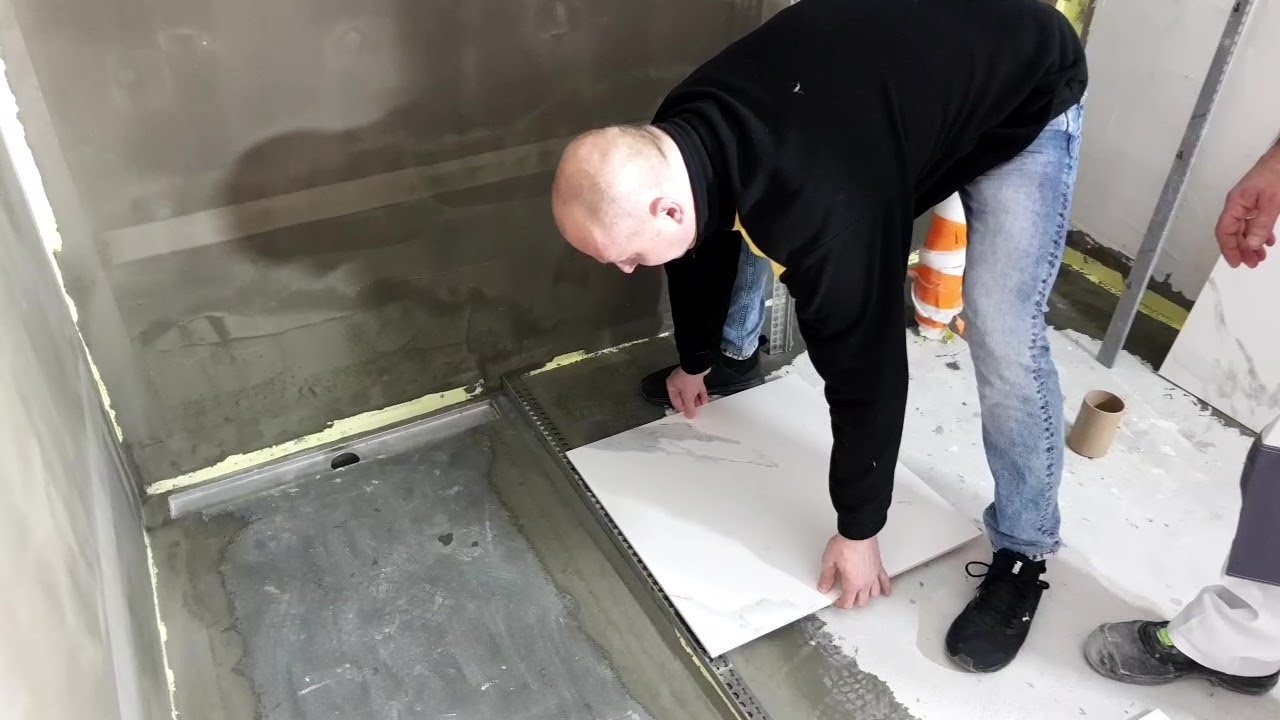 Listwa brodzikowa spadkowa w brodziku podpłytkowym walk-in - spotkanie z wykonawcami online