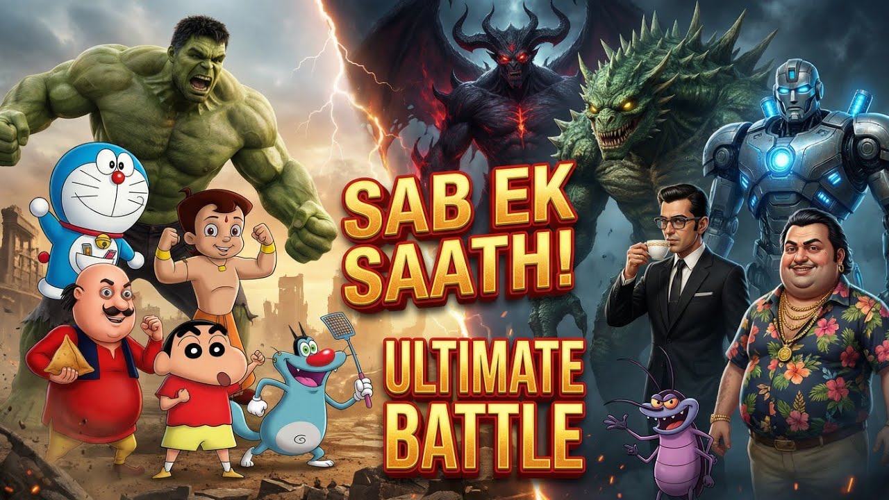 HULK vs ALL CARTOONS: The Multiverse War! 😱🔥(Trailer in 4k)