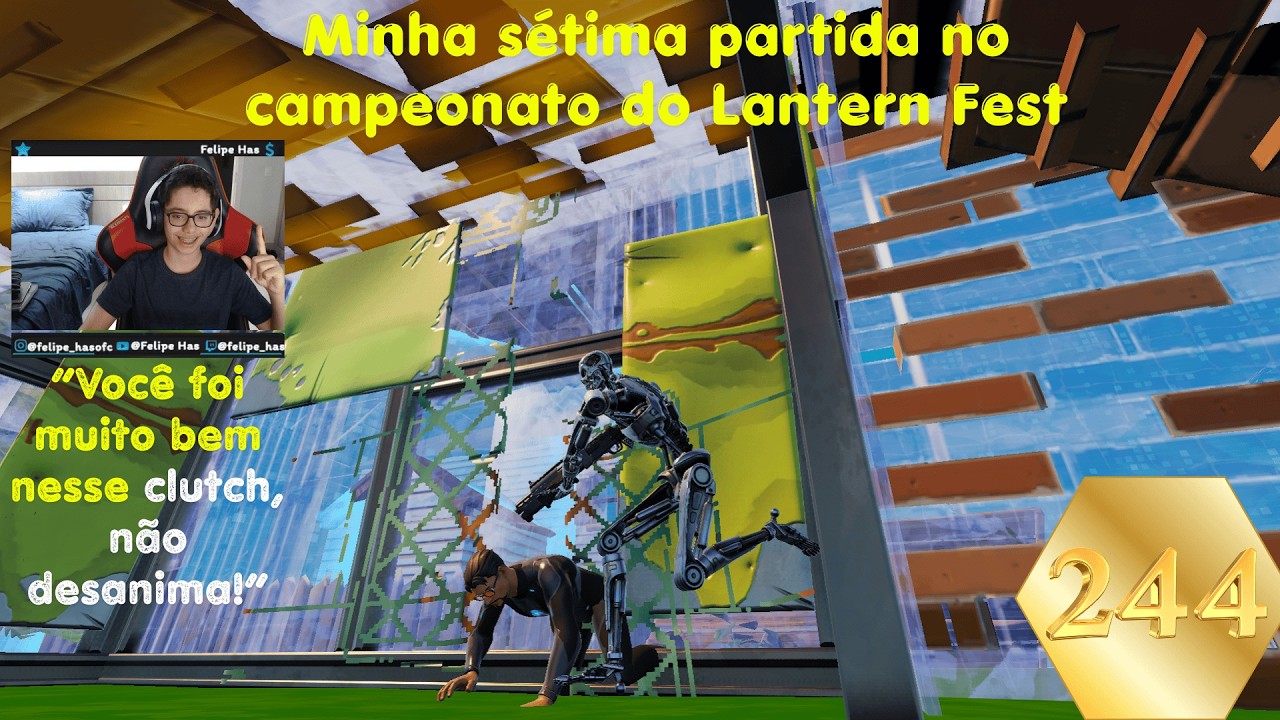 COMO VENCI O CAMPEONATO DO LANTERN FEST NO FORTNITE - MINHA SÉTIMA PARTIDA!