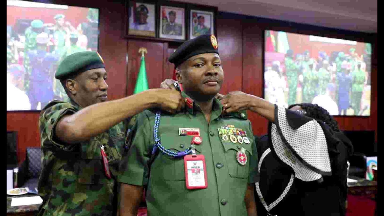 Decorating Military Generals With Their New Ranks