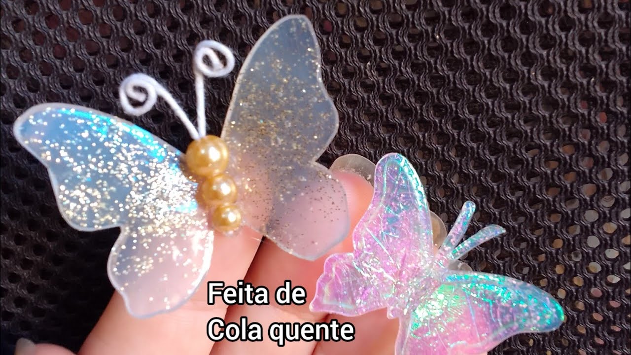 Borboleta de  de cola quente#plastico