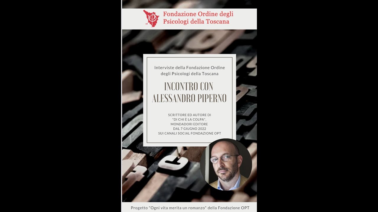 Alessandro Piperno intervistato da Valentina Albertini