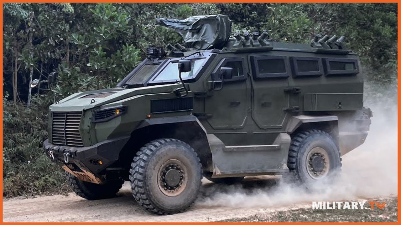 Malaysia's Successfully Tested First High Mobility Armoured Vehicle - Tarantula HMAV 4x4