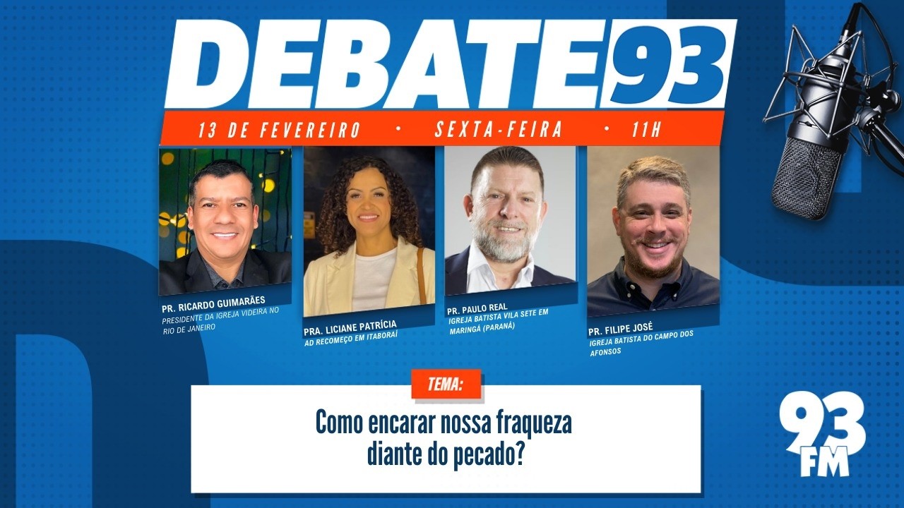 Pecado e Autoflagelação - Como encarar nossa fraqueza diante do pecado? - Debate 93 - 13/02/2026