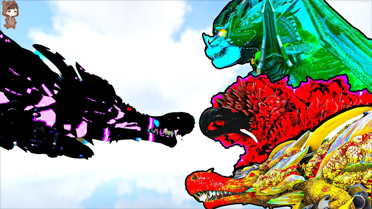 Sarco Emperor Dark side VS Myth Bosses | ARK Mod Battle Ep.210