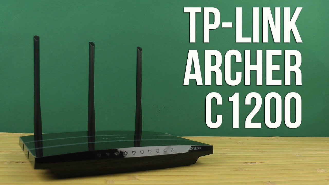 Распаковка TP-LINK Archer C1200