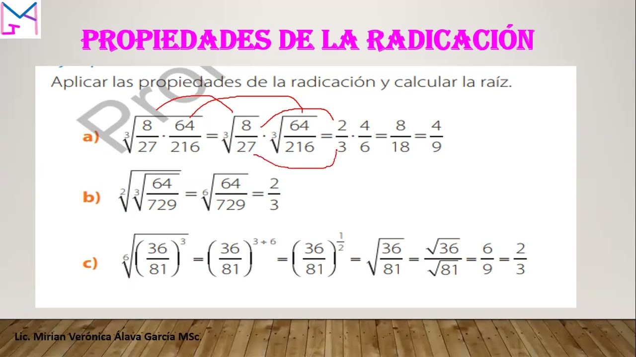 RADICACIÓN NOVENO AÑO BÁSICO