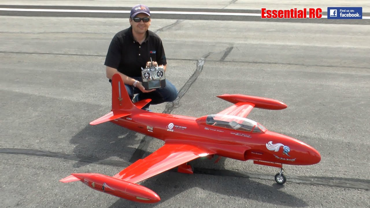 FERRARI red BVM T33 ICDF converted to Jetcat P60 turbine