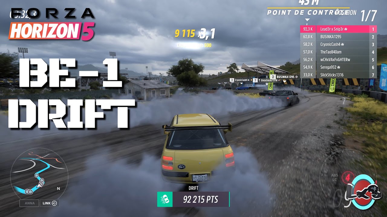 Forza Horizon 5 | Horizon Open Drift Classe A – Nissan BE‑1 | Session en ligne & gameplay
