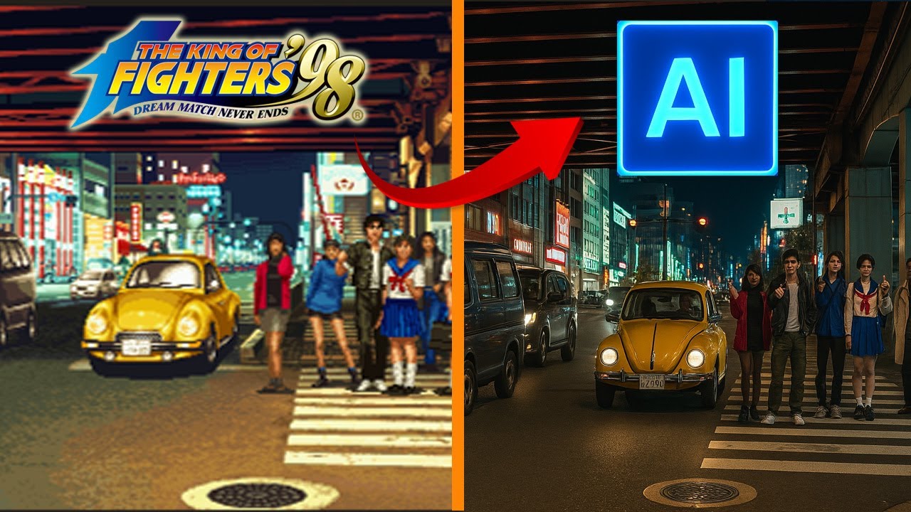 KING OF FIGHTERS 98 – All Stages Reimagined by AI in REAL LIFE (Ultra Realistic!)