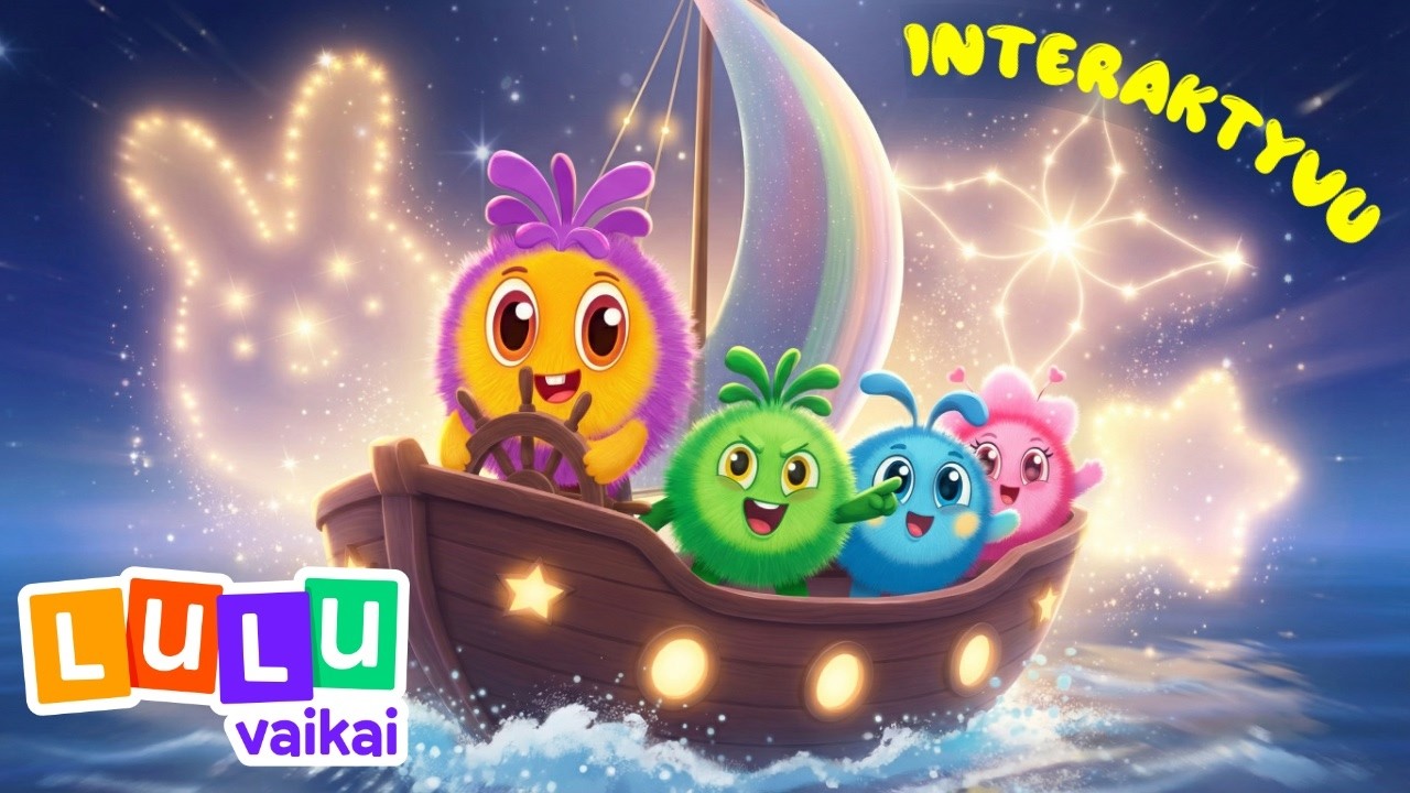 Filmukas Vaikams 🌟  Mumu Ir Žvaigždžių Žemėlapis  | LuLu Vaikai Lietuviškos Vaikiškos Dainelės