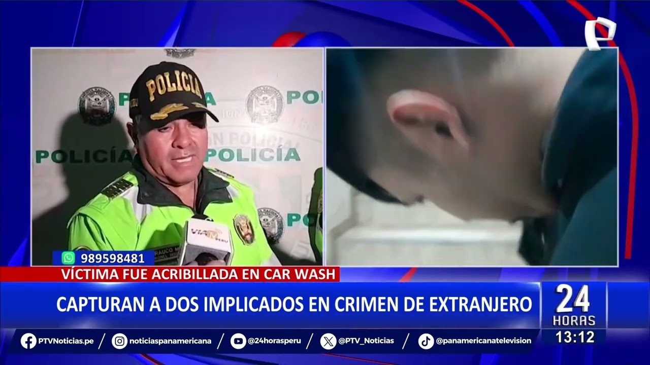 Capturan a implicados en crimen contra extranjero en car wash