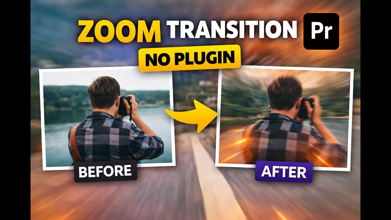 Smooth Zoom Transition in Premiere Pro (No Plugin | Beginner Tutorial)