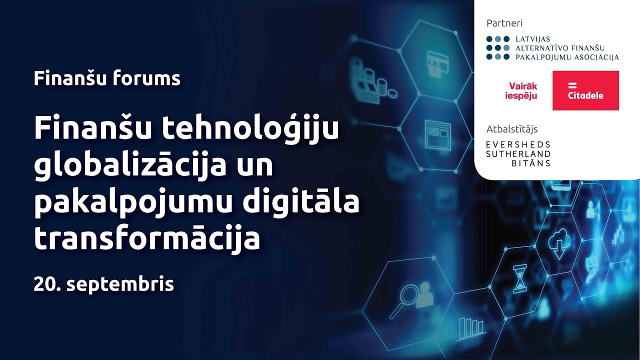 Finanšu tehnoloģiju globalizācija un pakalpojumu digitālā transformācija. 1. daļa