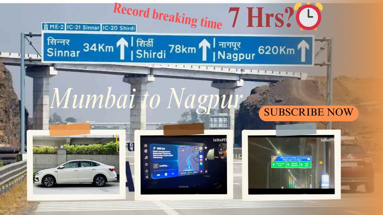 EP 8 | Roadtrip Mumbai to Nagpur | 701 kms Samruddhi Mahamarg In Just 7 hrs