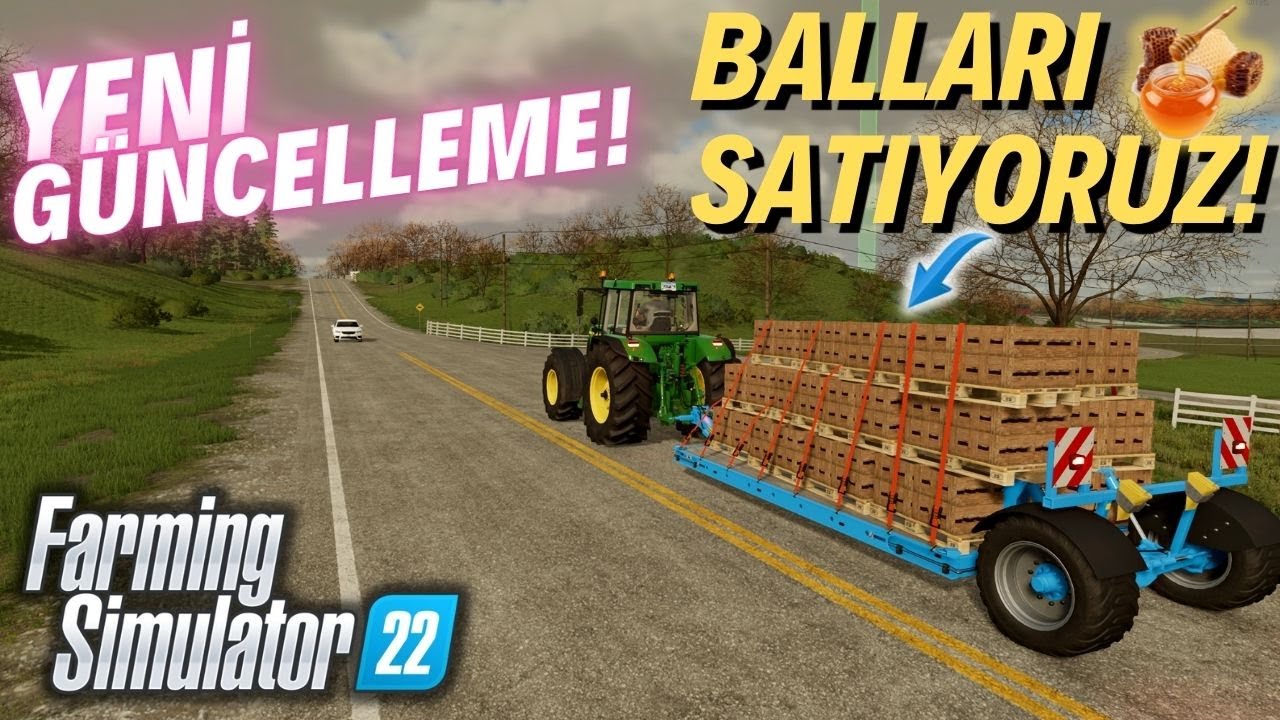 YENİ GÜNCELLEME ! / 10400 LİTRE BAL SATIŞI ! | FARMING SIMULATOR 2022 - Bölüm: 9