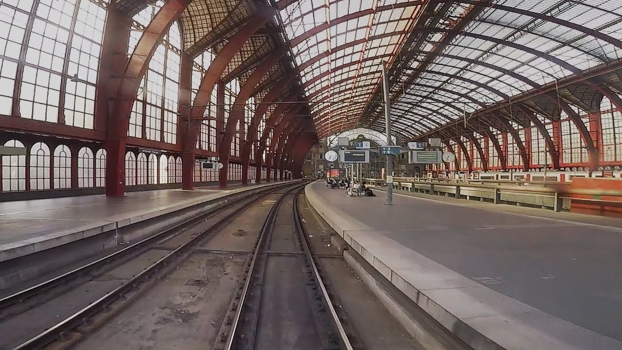 CAB RIDE Belgium Leuven - Brussels Airport - Antwerpen centraal  MS96 DMT  NMBS/SNCB