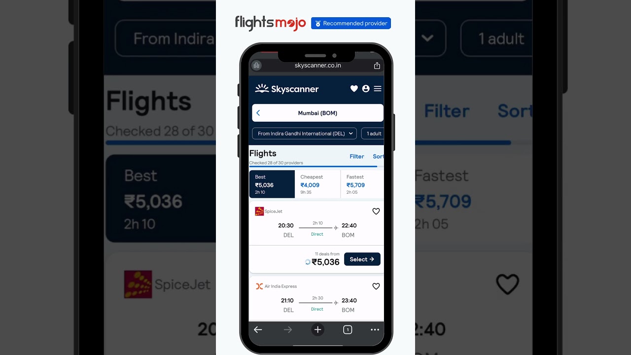 FlightsMojo Review | Smooth Bookings✈️, Amazing Deals😊! Skyscanner Recommended = Trusted & Verified!