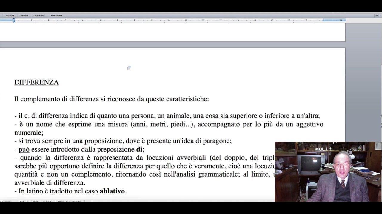 COMPLEMENTO DI RELAZIONE   SOSTITUZIONE   DIFFERENZA   DISTRIBUZIONE