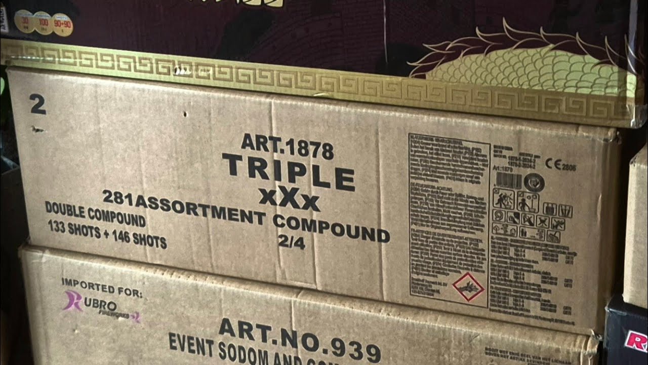 TRIPLE X 281'S - Magnum vuurwerk - Batch 2024 (Straat film)