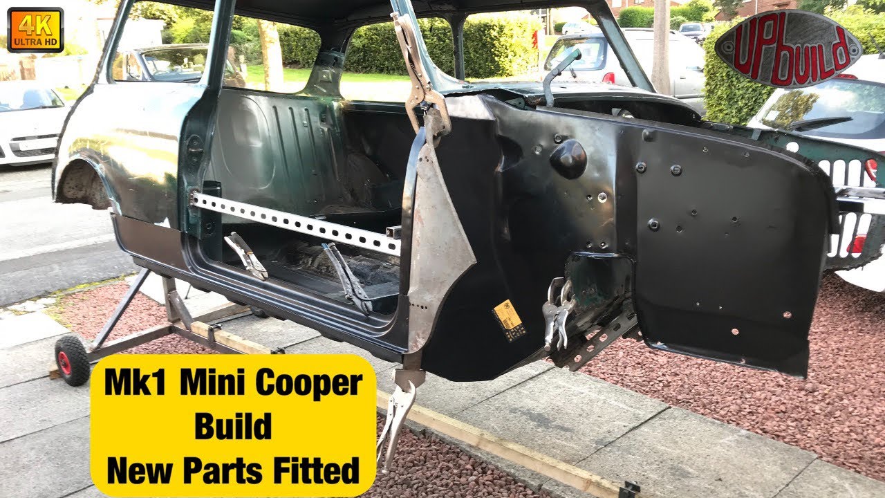 Classic Mini Mk1 Conversion - Mk1 panels being fitted - Part 4