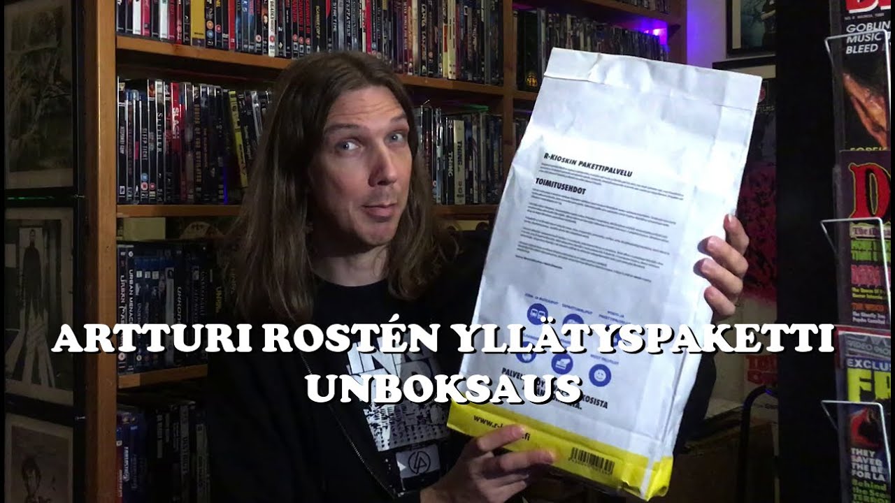 Artturi Rost&eacute;n YLL&Auml;TYSPAKETTI UNBOKSAUS