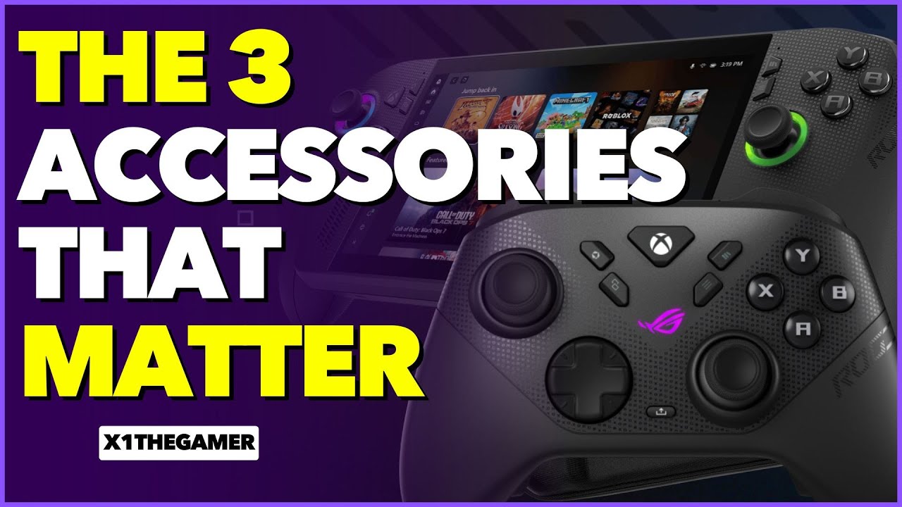 Xbox + ROG Ally X: 3 обязательных к покупке аксессуара, которые раскрывают весь его потенциал