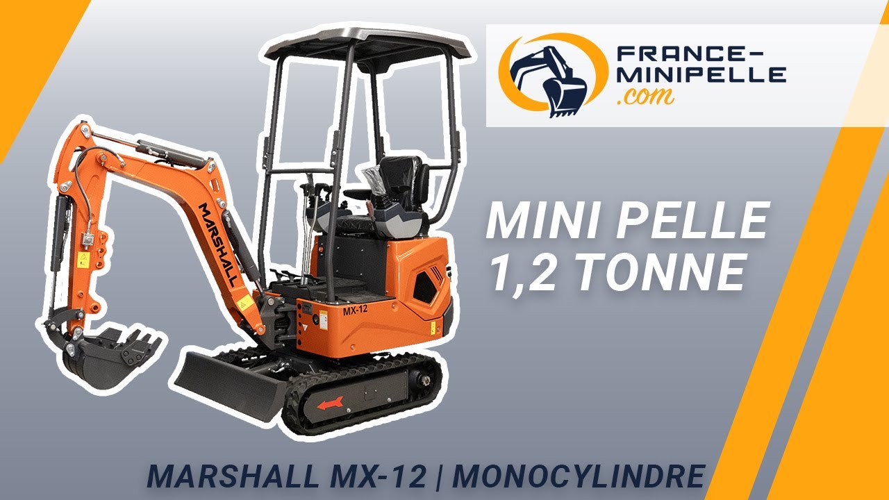 Mini Pelle MARSHALL MX-12 | FRANCE MINI PELLE