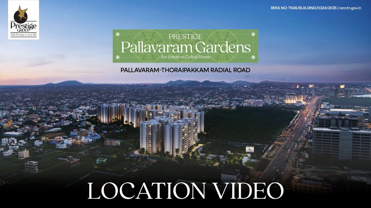 Prestige Pallavaram Gardens - Route Map