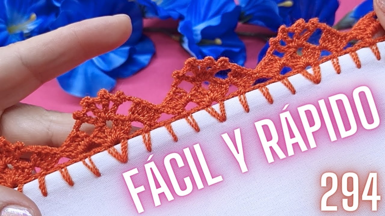 Puntilla rápida de 2cm de ancho! Te explico paso a paso 😋 294