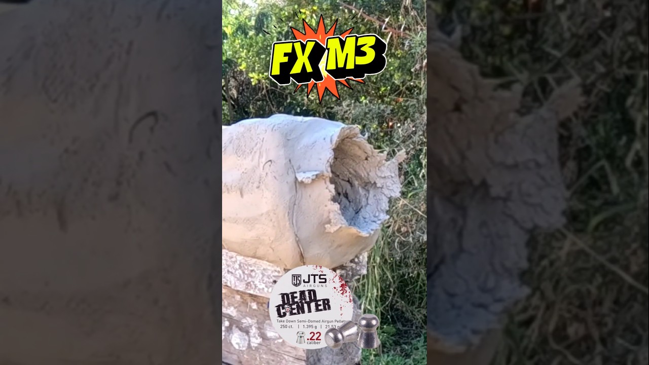 Air Gun Pellet vs. Solid Clay: Massive Impact! 💥