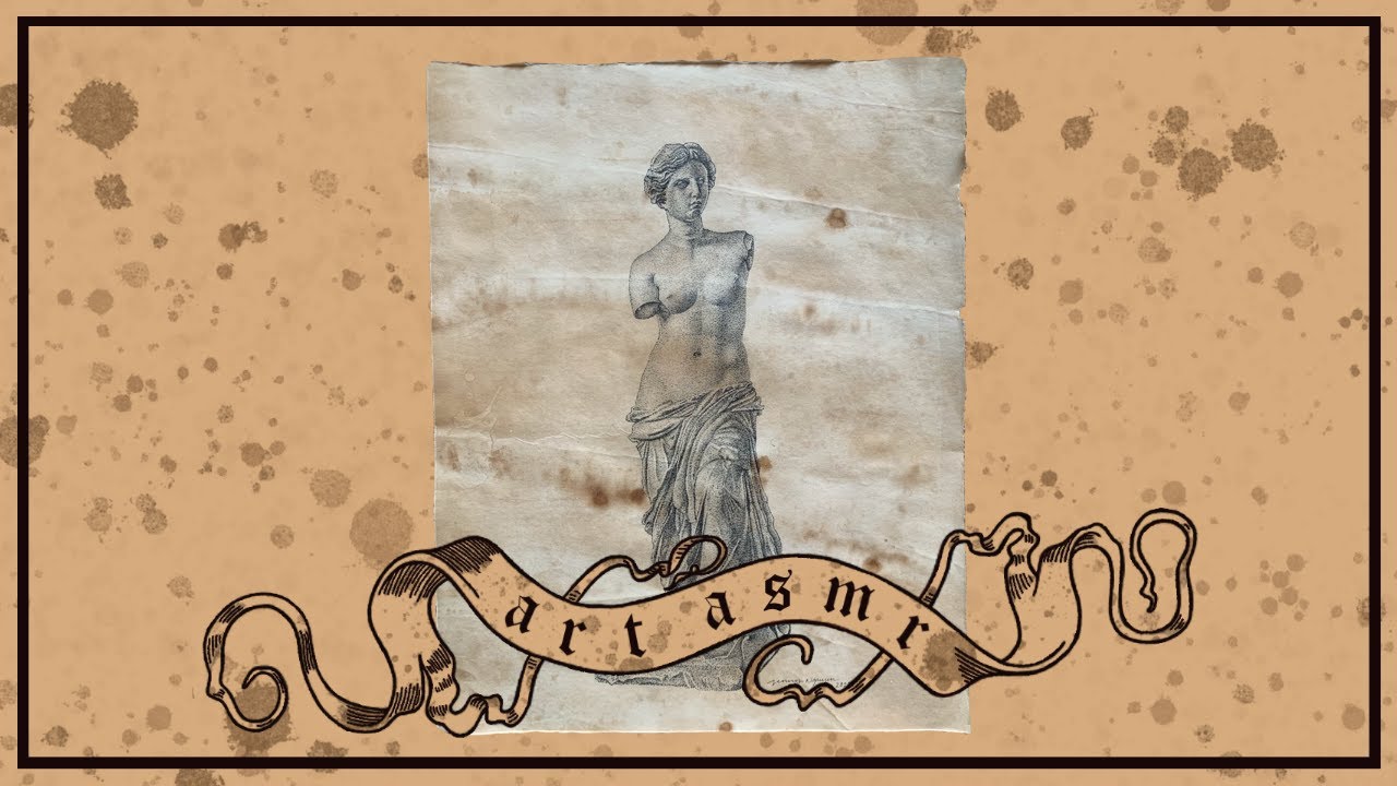 ART ASMR (No Talking) - Venus de Milo Illustration