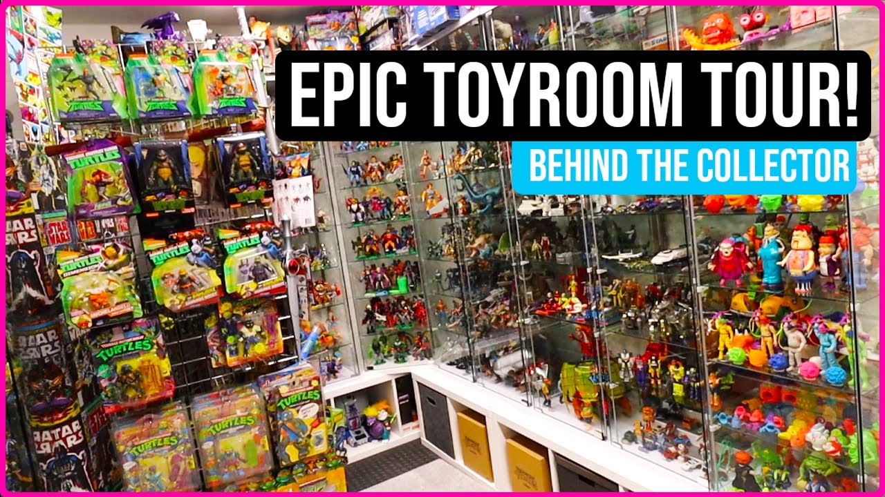 Epic Toy Room Tour! TMNT, MMPR, MOTU, Transformers & more! Behind The Collector UK!